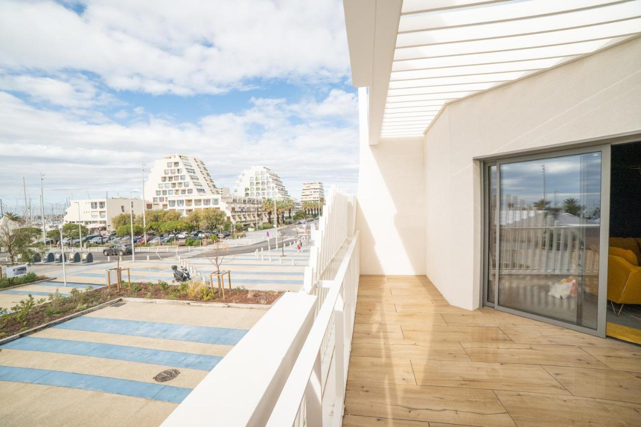 Luxury Mind Vue Exceptionnelle Pied Dans L'Eau Parkings Prives 2 Places Climatisation Hyper Centre Logement D'Exception La Grande-Motte Esterno foto