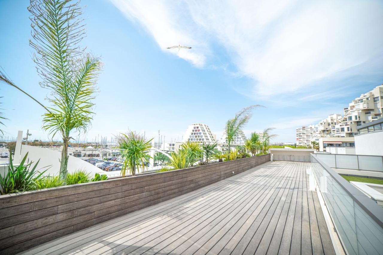 Luxury Mind Vue Exceptionnelle Pied Dans L'Eau Parkings Prives 2 Places Climatisation Hyper Centre Logement D'Exception La Grande-Motte Esterno foto
